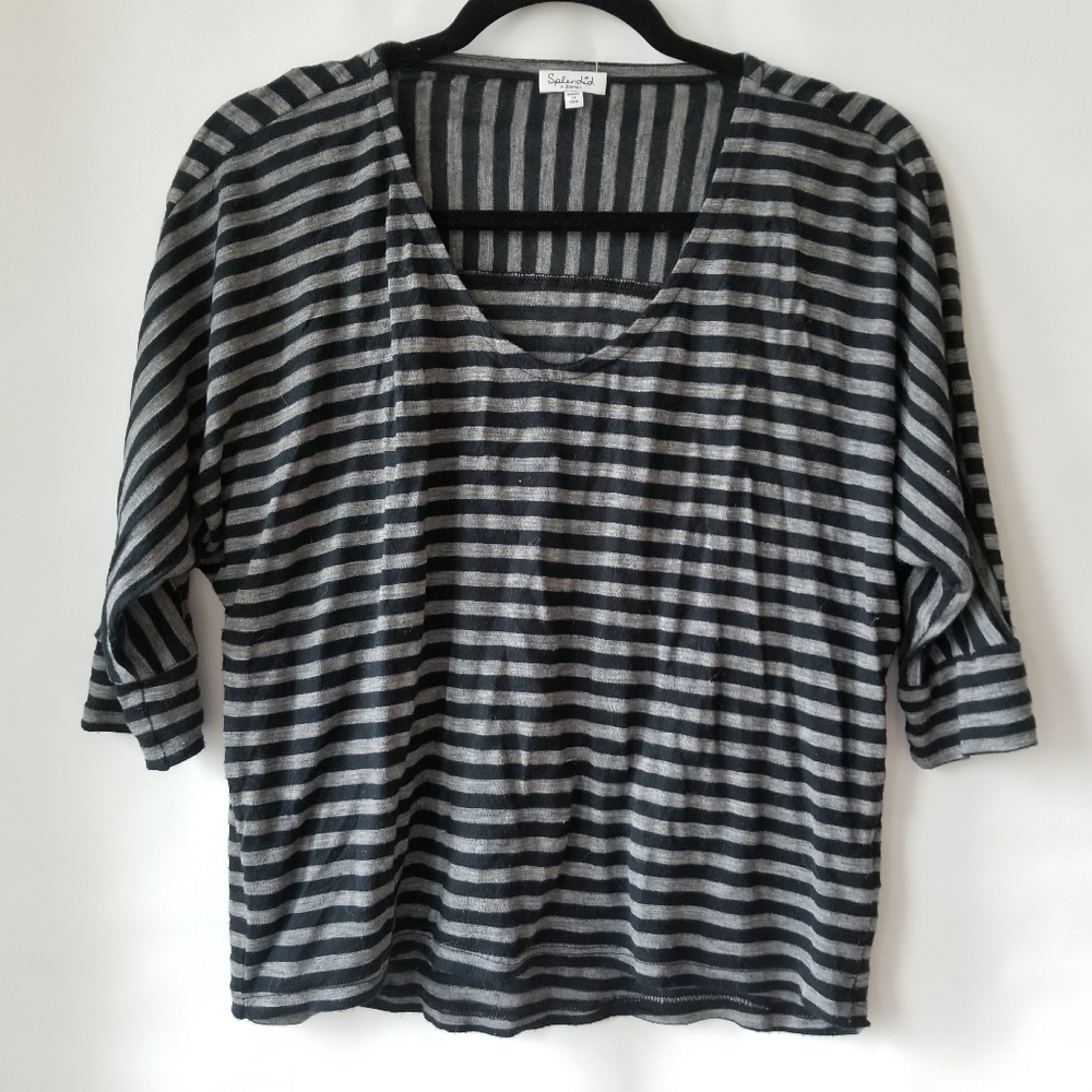 Splendid Striped Loose Fit Boxy Top Size XS
